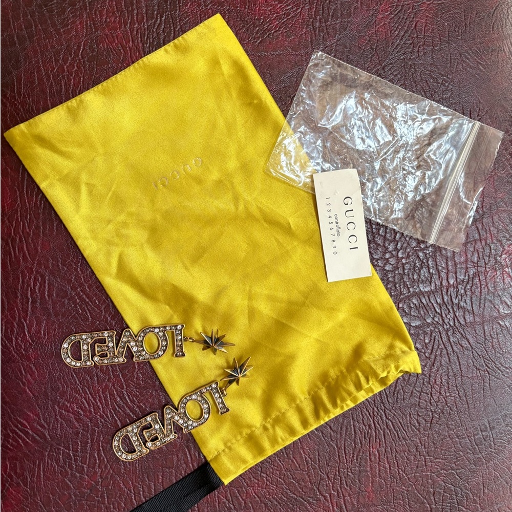 Gucci Gold statement earrings